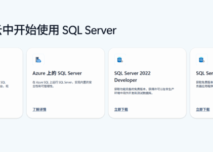 如何在windows安装SQL Server