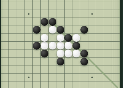 复古绿五子棋